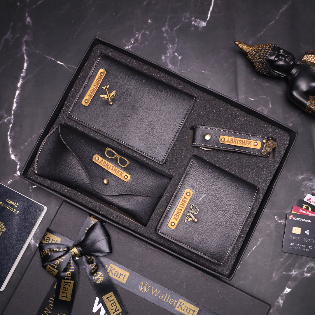 Personalized Leather Name Men's Wallet